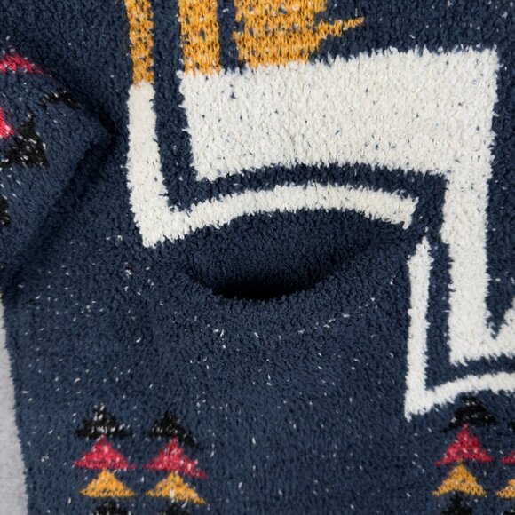 Davi & Dani Southwestern Knit Shawl Collar Cardigan, Size S – Navy Multi - Picture 5 of 12